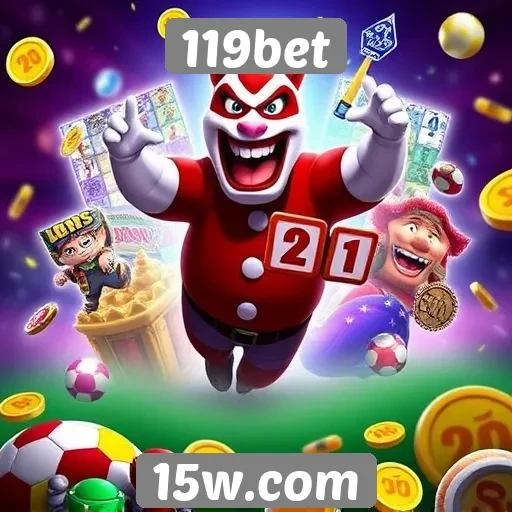 Variedade de jogos disponíveis na 119bet